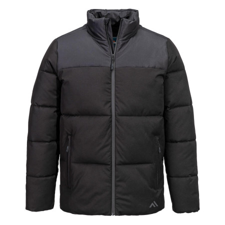 Куртка KX306BKR Portwest, утепленная, Insulated, черная/серая